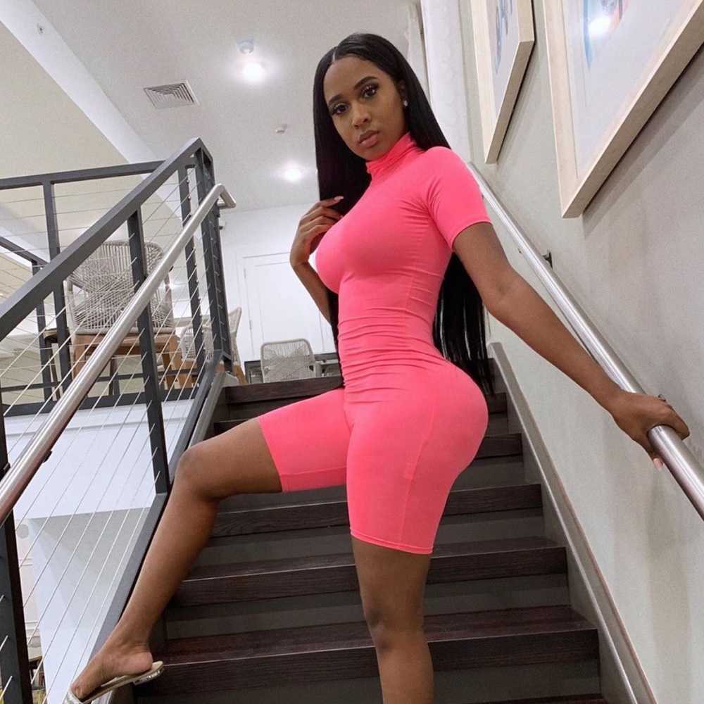 Pink jumpsuit